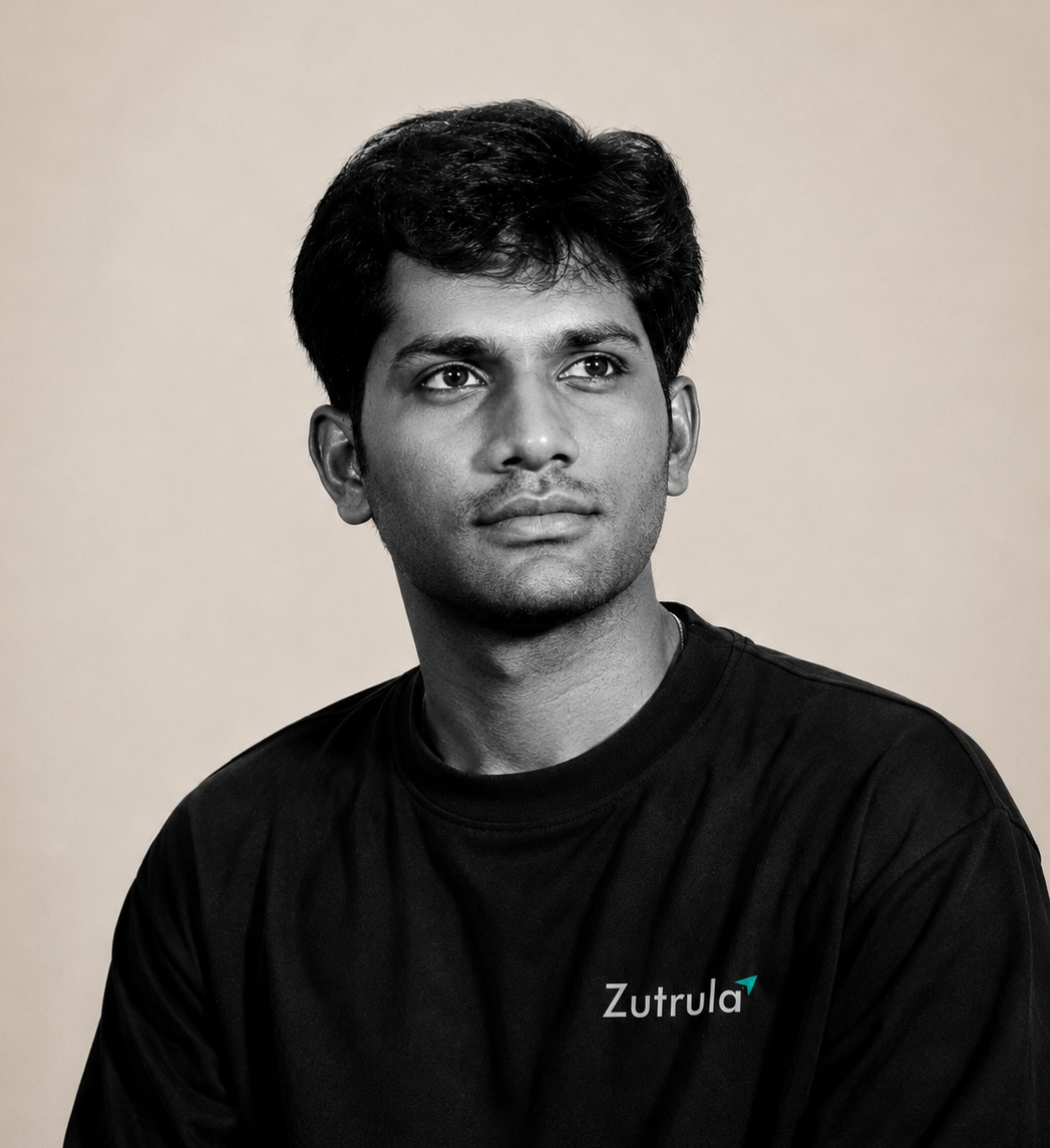 Kamal, founding partner of Zutrula